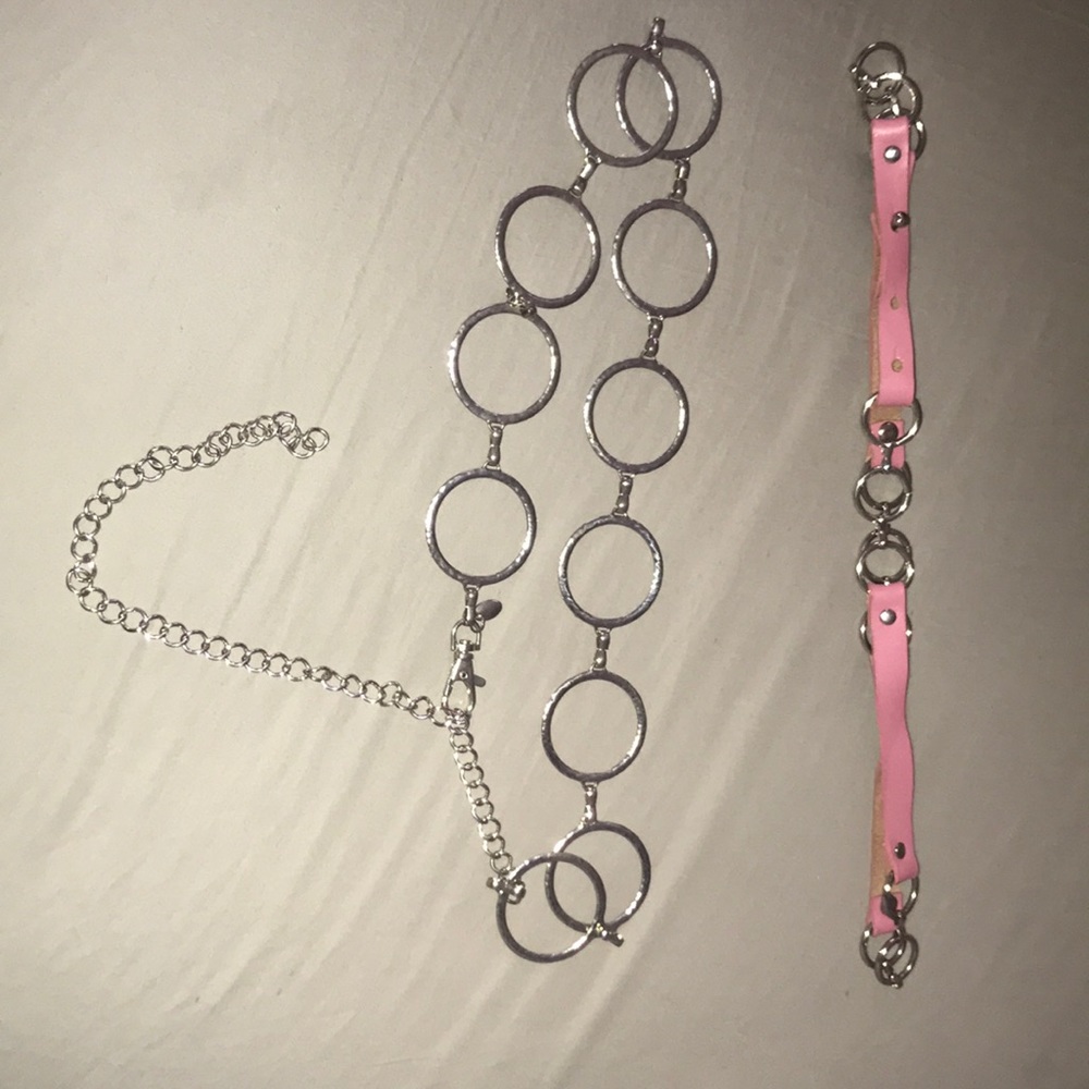 silver hoop belt